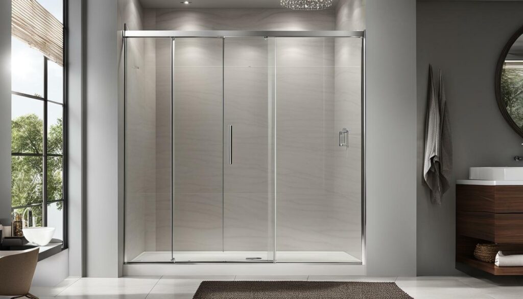 60-inch shower door